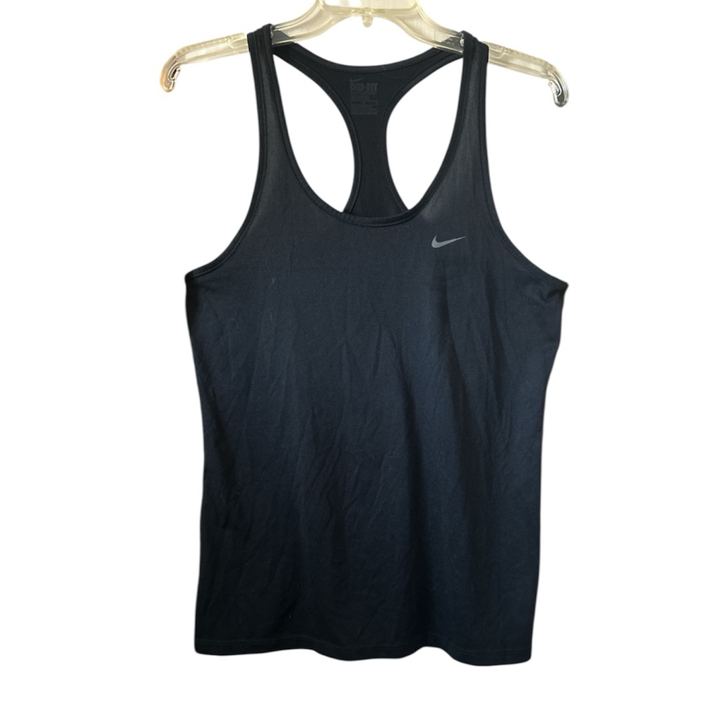 Nike dri-fit black racer back tank
